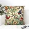 Natural Animal And Colorful Floral Decorations Pillow Case Linen Pillow Case Sofa Home Decor Cushion Cover Cushion Cove