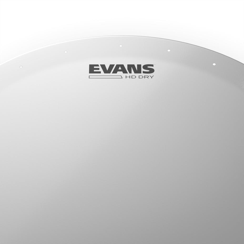 EVANS B15HDD Heavy Duty Dry Coated Drumhead 2mil 15" (2-ply, 5mil+7.5mil / Ring)