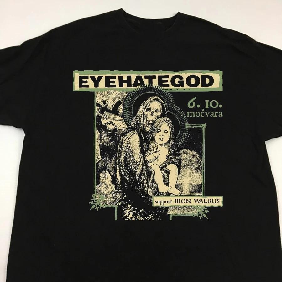 New EYEHATEGOD Eyehategod Iron Walrus Tonight Cotton Shirt Black E878 M
