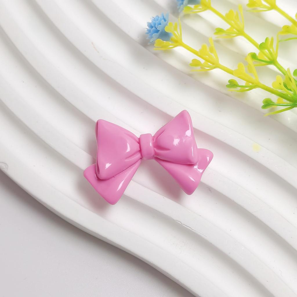 100Pieces Mixed Colors Bowknots Bow Tie Themed Resin Flatback Cabochons Embellishments for DIY Jewelry Making Phone Case Decor