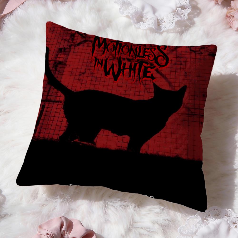 Fashion M-MMotionless In White Cushion Cover Soft Washable Pillow Case Multi-Scene for Couch Bed Travel Office Use