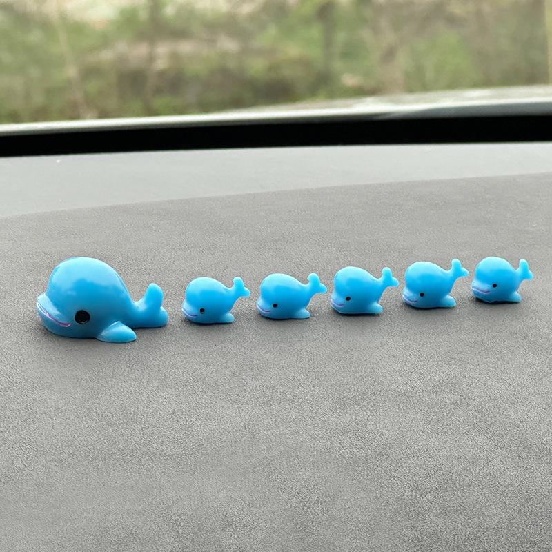 

6 шт./компл. милый мультяшный дельфин автомобили декор аксессуары автомобильные украшения дисплей экран приборной панели украшение интерьер приборной панели игрушка синий