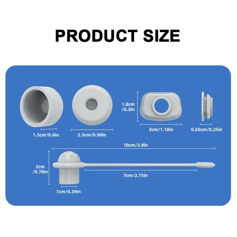 Silicone Spill Proof Stopper Set For  Cup 1.0 2.0 40oz/ 30oz Tumbler Accessories Straw Cap Spill Stopper Leak Stopper