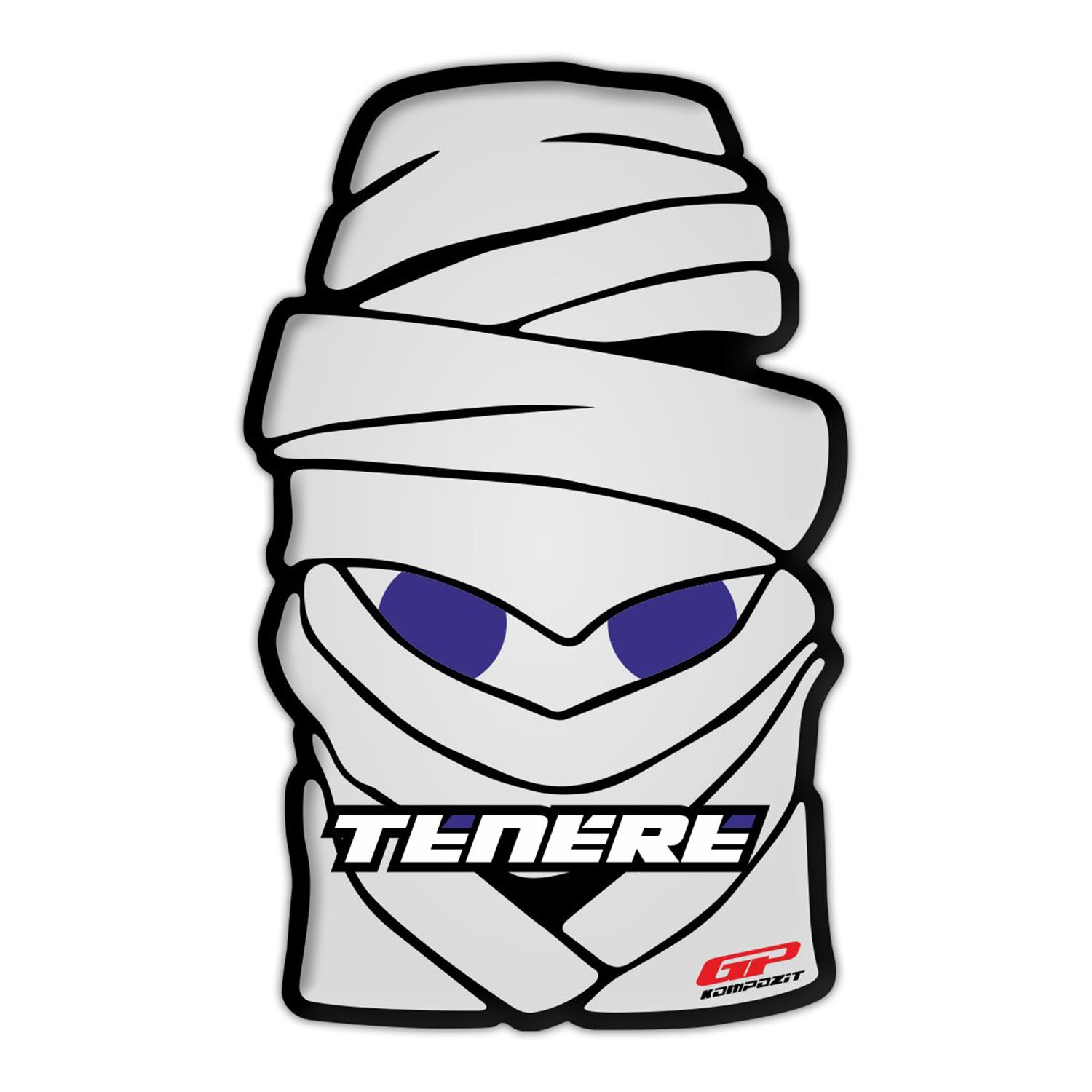

GP Composite Yamaha Tenere 700 / 1200 2011-2023 Compatible Tank Pad White-Navy Blue