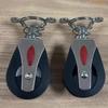 K1AE 2Pcs Strong Rotating Pulley System Gym Equipment Boats Hardware for Outdoor