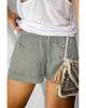 Azura Exchange Elastic Waist Drawstring Pocket Shorts