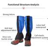 Warmer Hiking Legging Gaiters Lightweight Mountaineering Calf Cover  Mountain Climbing