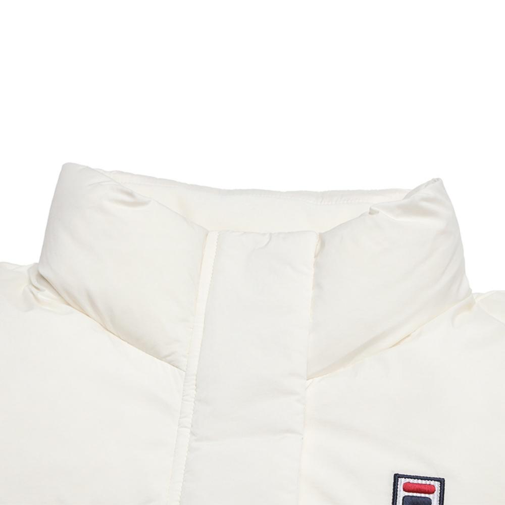 Fila Tennis Classic Minimalist Fashion Casual Sports Tennis Style Versatile Warm Short Goose Down Jacket Women Jackets Jade-White A11W543925FWT