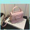 Trendy Simple Versatile Handbag Small Square Bag For Women 2024 Summer Fashion Shoulder Crossbody Bag