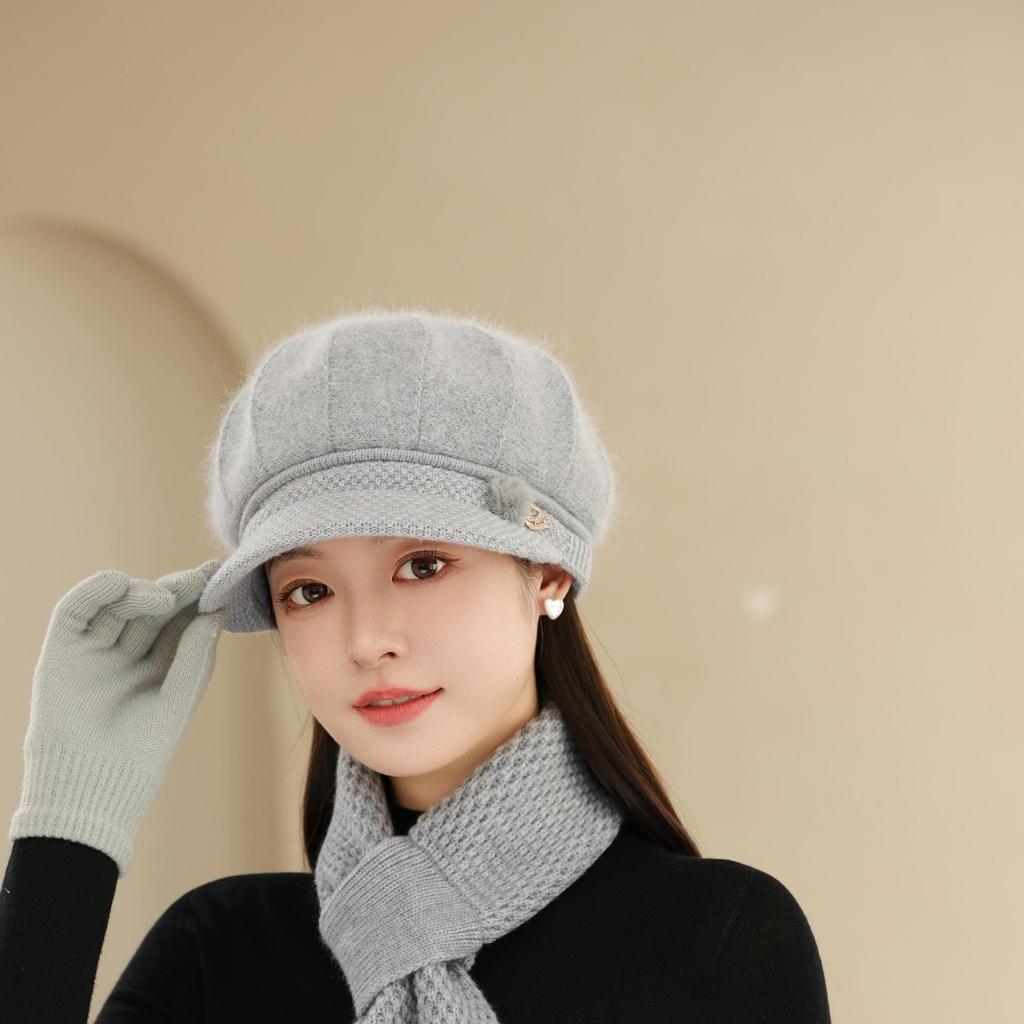 Baseball Caps for Mom and Grandma with Fleece  Cycling Warm and Cold Proof Woolen Caps for Middle Aged and Elderly People  Hats for Women In Winter