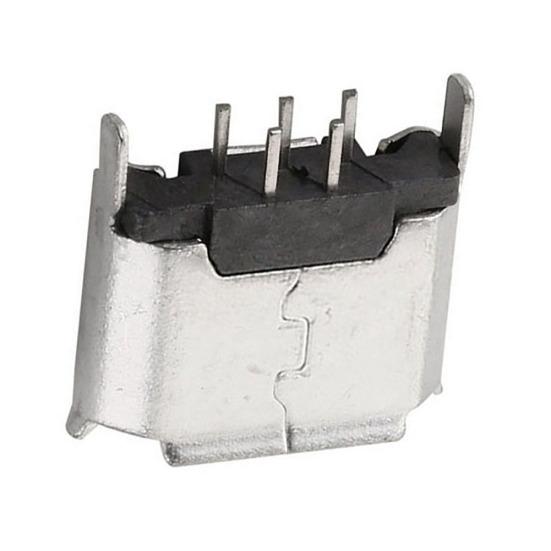 10Pcs Micro USB Type B 180 Degrees DIP 5Pin Female PCB Solder Socket Connector