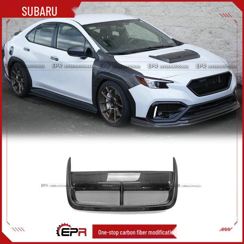 Subaru WRX VBH Carbon Fiber R-Style Hood Vent: Enhanced Ventilation, Heat Dissipation, Air Intake