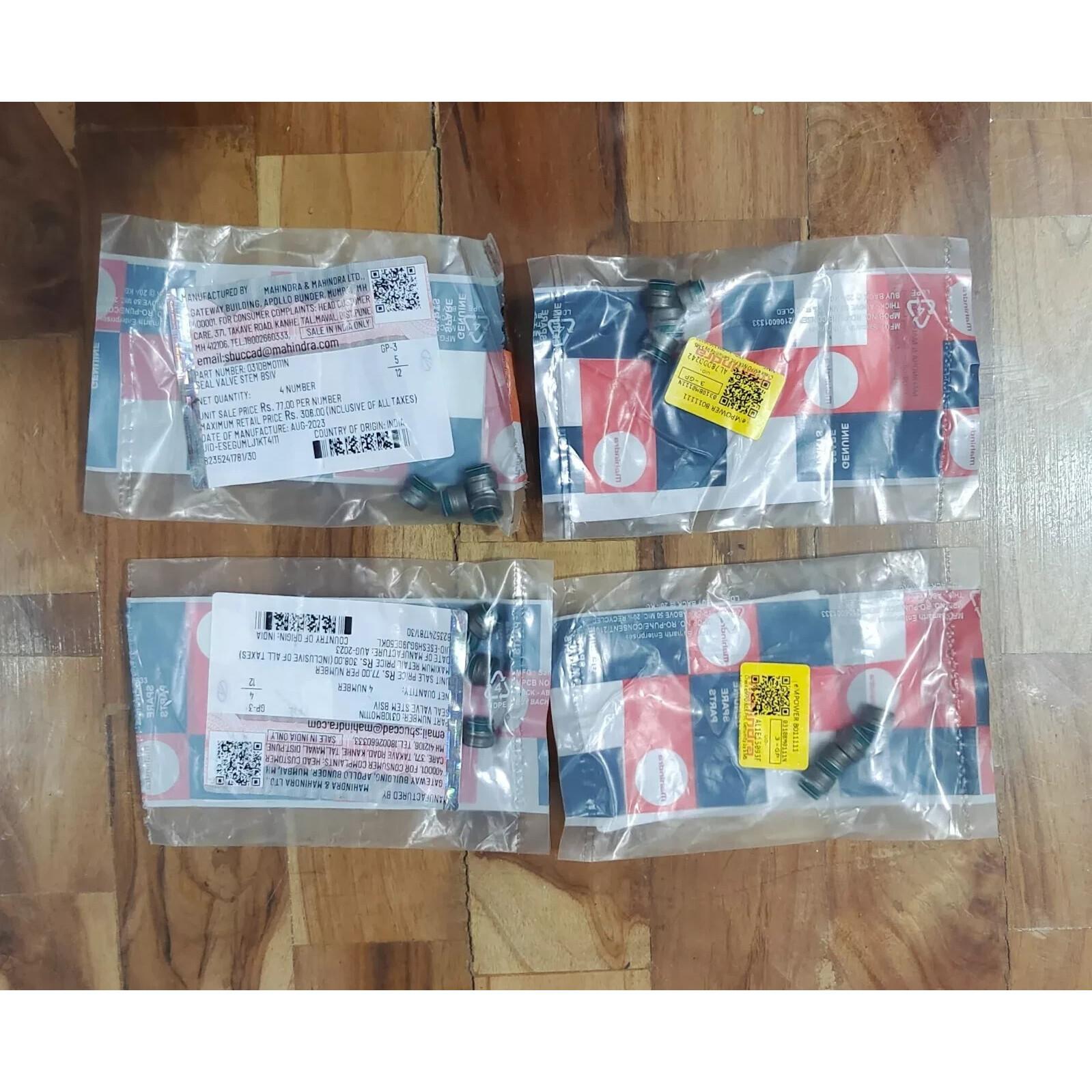 

Genuine 16 Piece Valve Stem Seal For Mahindra Scorpio Mhawk 2.2L