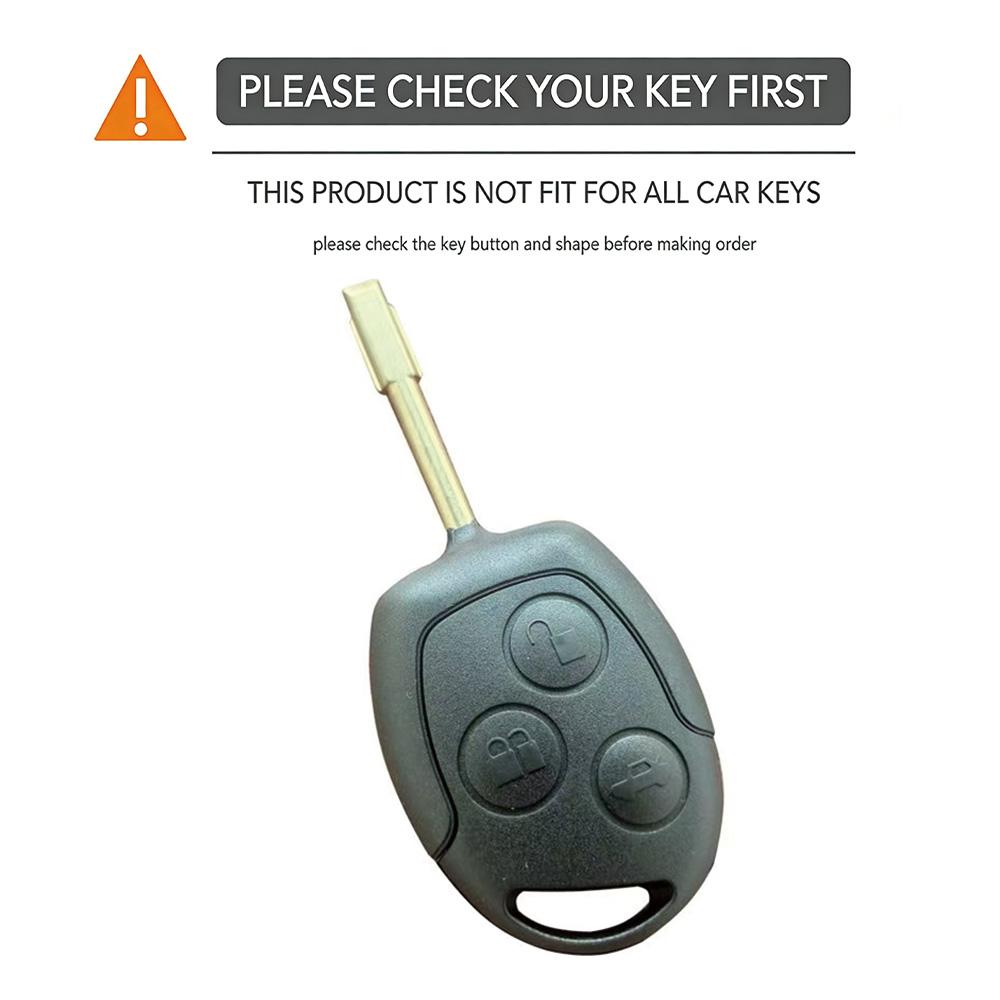 Autoschlüsselhülle Silikon Fernbedienungsschlüsselabdeckung für Ford Fiesta Mk7 Mk5 Mk6 Mondeo Focus 2 Mk2 Transit Ka Fusion C-Max S-Max Zubehör