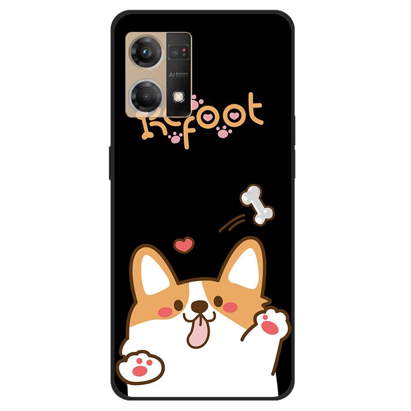 Für Oppo Reno7 4G Hülle CPH2363 Stoßfest Weiches Silikon TPU Rückseite für Oppo F21 Pro F21Pro Handyhüllen für Reno 7 4G Niedlich