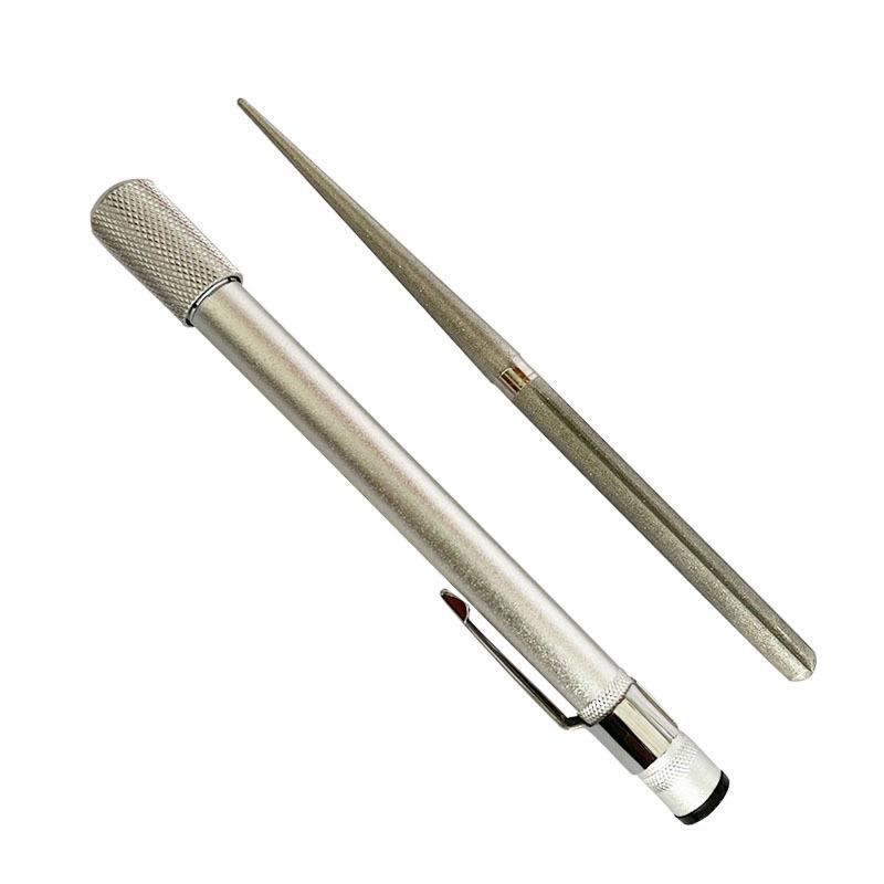 Portable Diamond Sharpening Stick: Single & Double-Head for Knives & Fish Hooks
