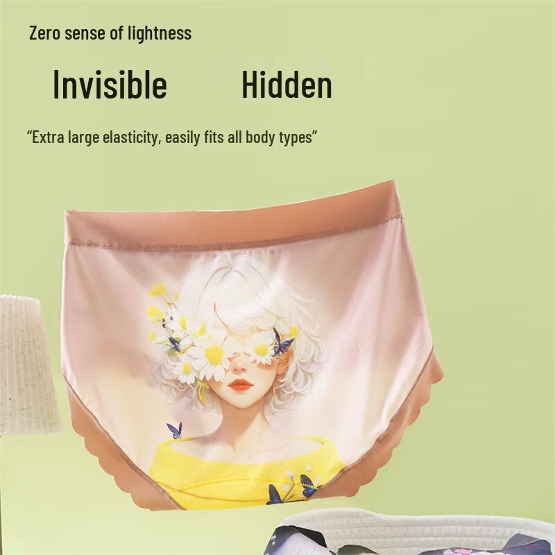 Ruizifen Women's Seamless Briefs 3-Pack