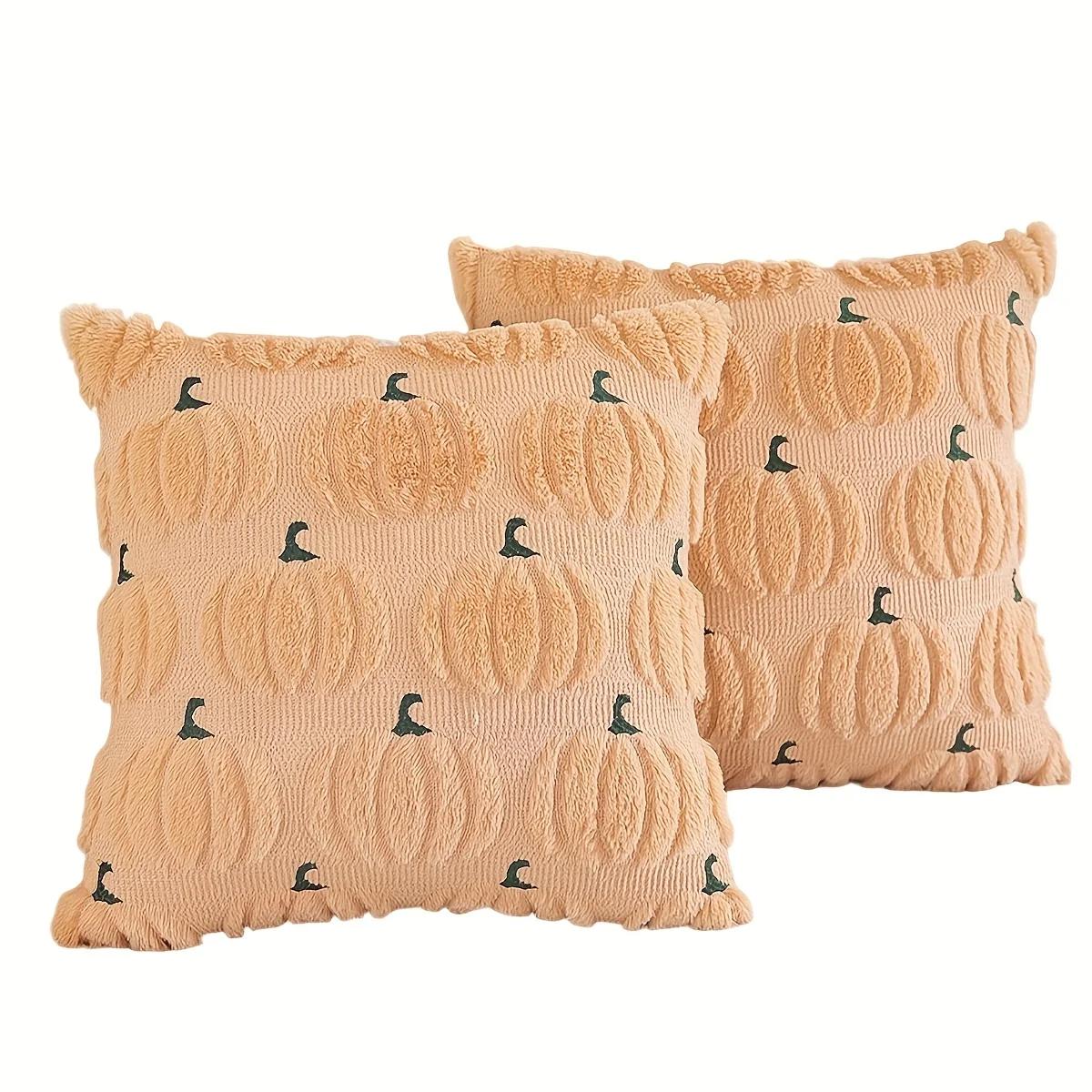 

1pcs 45*45cmHalloween Pumpkin Pillowcase - Cottage Core Pumpkin Decor Cushion Cover for Living Room, Bedroom, Halloween Party 45x45CM 1Pcs