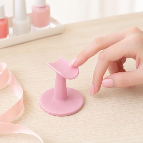 3D spausdintas piršto stovas nagų dailės tapybai, Ergonomiškas nagų dizaino piršto atrama, Nagų lako piršto atraminis laikiklis namams ir salonui