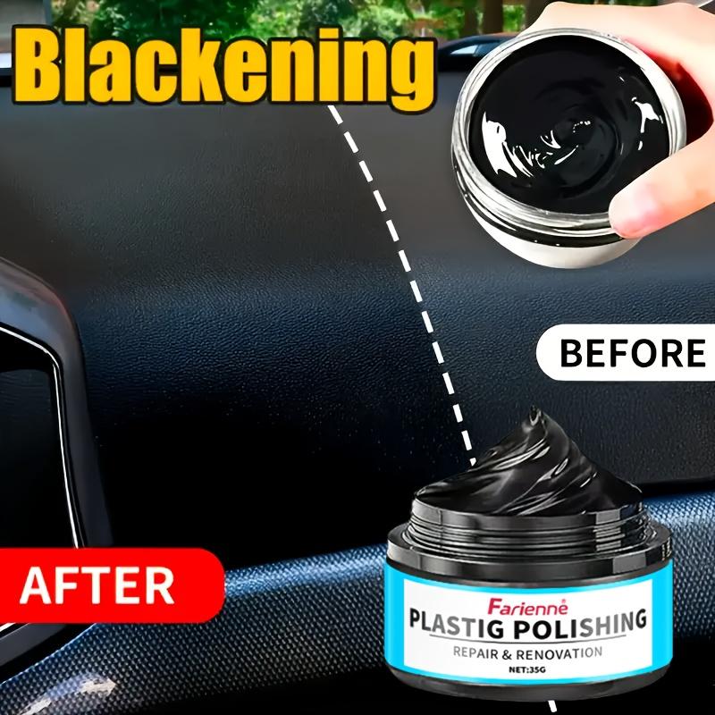 Car plastic restoration wax - 35 grams of interior polishing wax. Suitable for bumper repair and internal scratch restoration,
