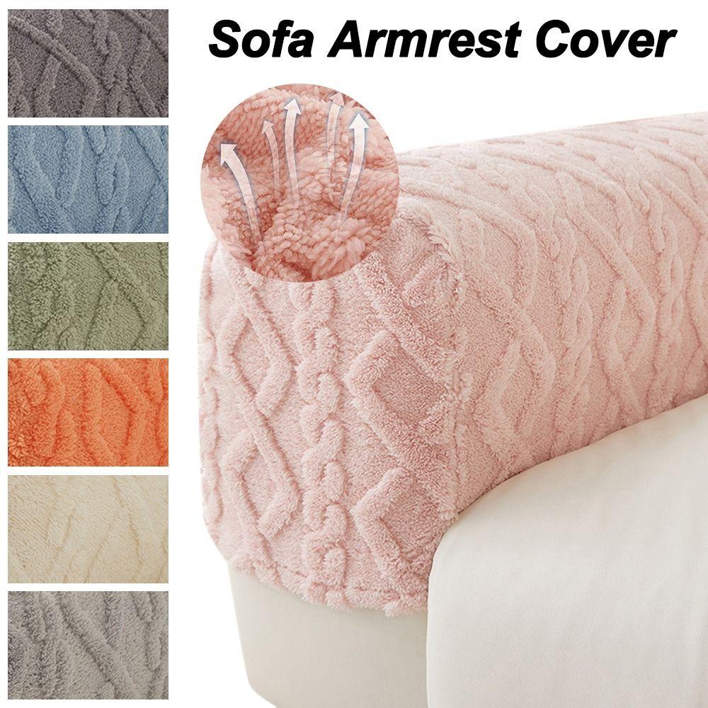 Anti Slip Sofa Armrest Cover Elastic Couch Arm Protector Sofa Cover for Home Furniture Decor