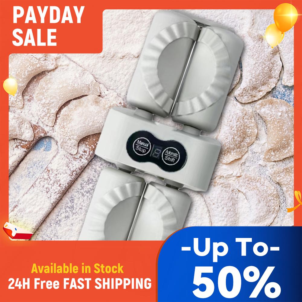 Double Head Dumpling Maker Machine Easy-tool Automatic Household Dumpling Maker for Home and Kitchen for Dumpling and Pie Making