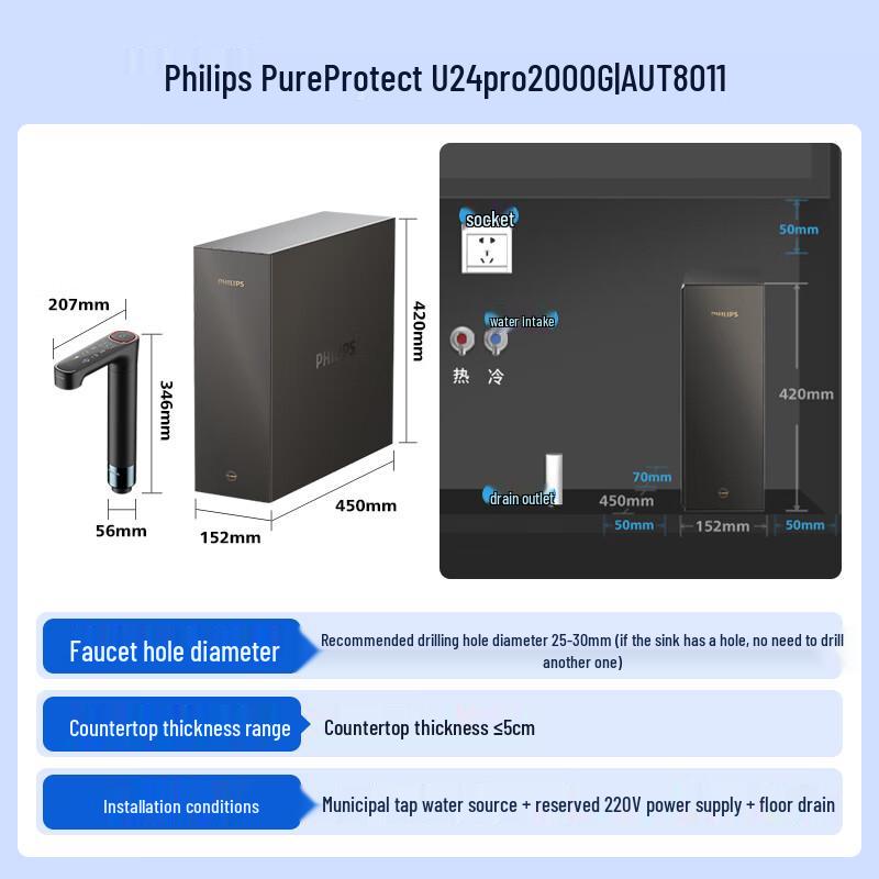 Philips U24Pro Instant Hot RO Water Purifier
