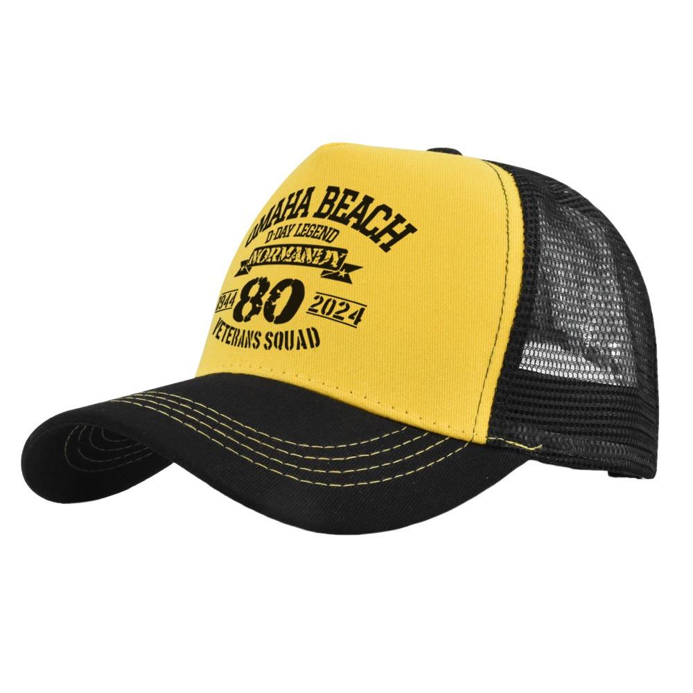 Summer Baseball Cap Mesh Breathable Snapback Hat Fashion Dad Hat  Couples жёлтый