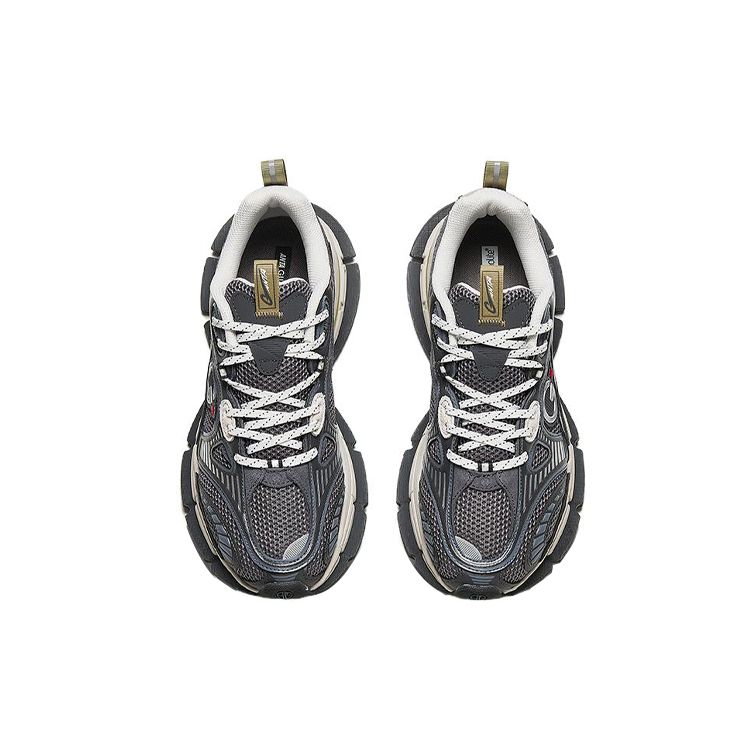 Anta Men's Champion Collection G01 Running Shoes Grey Black White Silver 112348805A-2