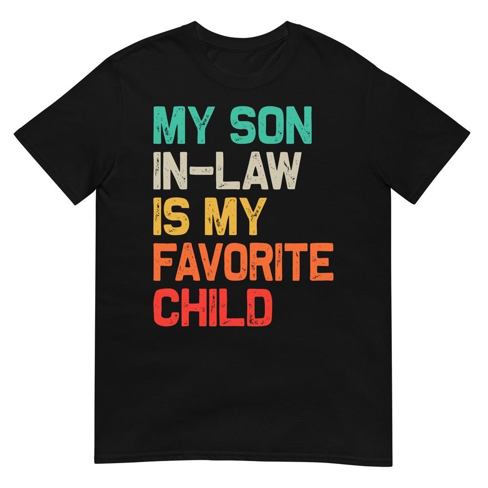 Мой зять - мой любимый ребенок Смешная футболка ко Дню отца S