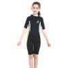 2.5mm Neoprene Kids Full Wetsuit Short Sleeve Snorkeling Diving Swimming Warm UV Protection Unisex Child