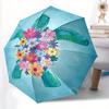 1 Stück Meeresschildkröte Automatischer Regenschirm 8-Rippen-Design Kompaktes Getriebe für Outdoor-Reisen, Perfektes Urlaubsgeschenk yy250827076