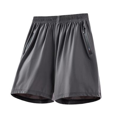 Ice Silk Shorts for Men's Summer Quick Drying Casual Sports Pants Loose Casual Sports Pants
