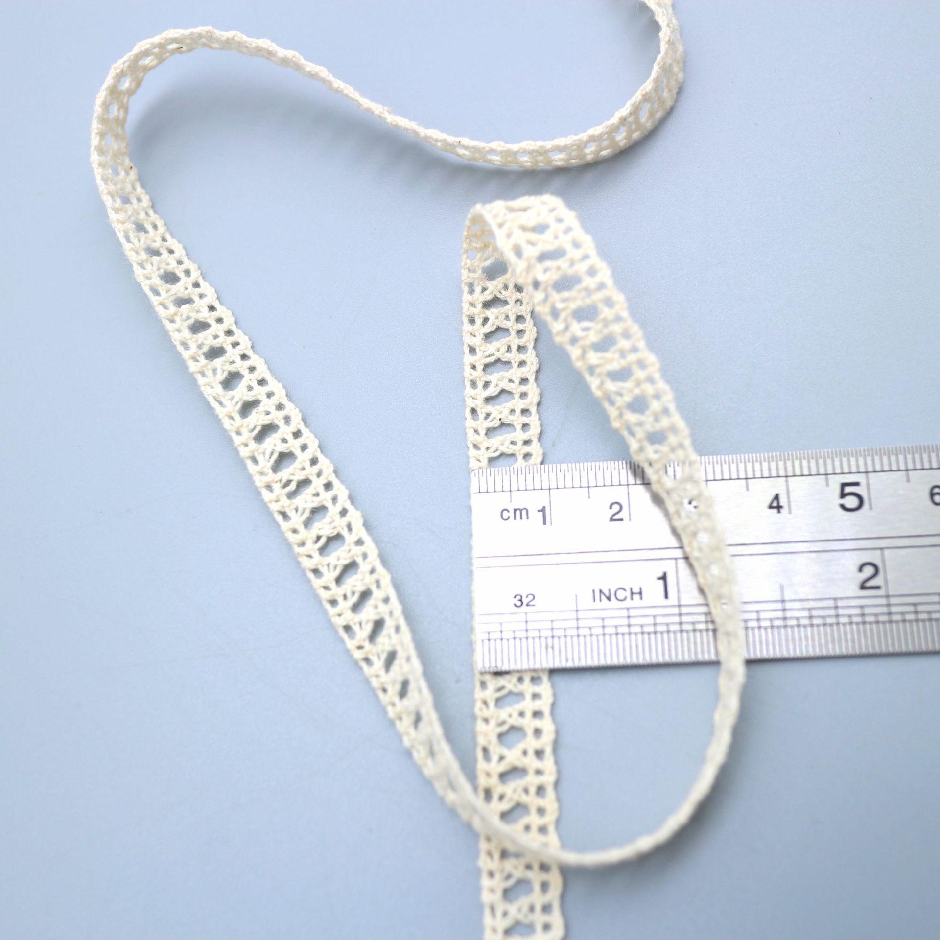 

Stairs Hollow Cotton Thread Lace Handmade Diy Decorative Lace Belt Clothing Clothes Tablecloth Curtain Lace Accessories S281A