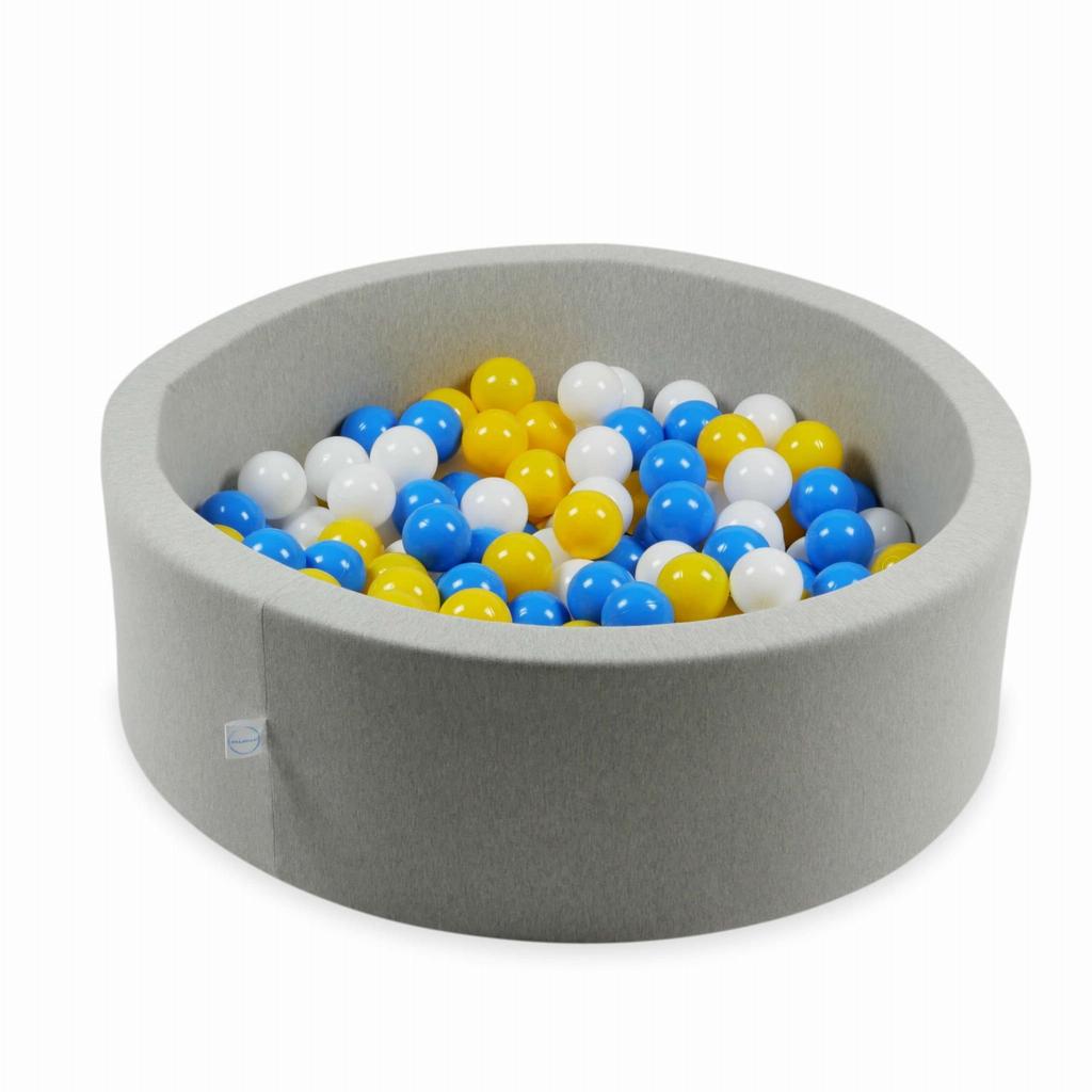 Kulki Do Zabawy Ø7Cm 300Szt Białe, Żółte, Błękitne