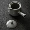 Ceramic Side Handle Pot Japanese Style Handmade Ice Gray Glaze Little Teapot KungFu Tea Set Tea Making Single Teapot Tea Infuser