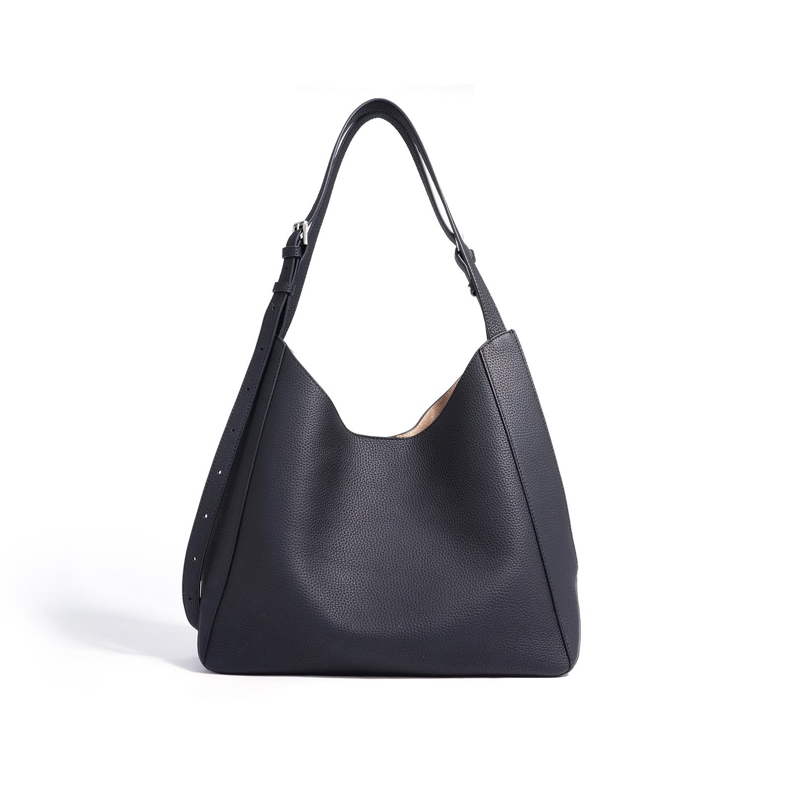 

Сумка через плечо новый дизайн женская сумка нишевая премиальная сумка кожаная женская сумка 2025 первый слой коровьей кожи сумка через плечо сумка-мессенджер чёрный