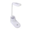 LED Desk Lamp Touch Control Flexible Arm Small Table Light with Wireless Charger Pen Holder for