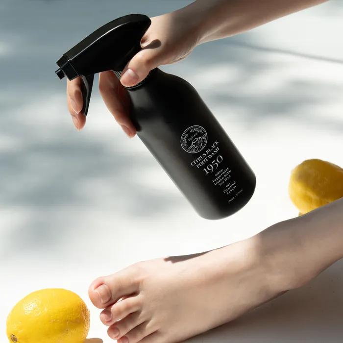[Vegan]_[Foot Odor Eliminator/Pregnant Women's Gift] 1950 Jeju Citrus Black Foot Wash 385ml (99.9% Antibacterial)