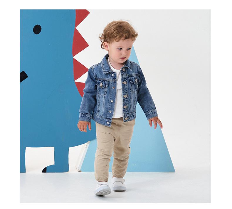 Children's Spring/Autumn Denim Jacket – Stylish Casual Wear for Boys and Girls