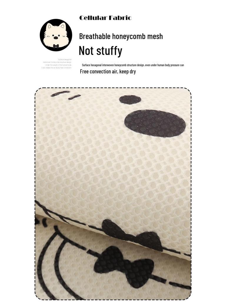 West Highland Cartoon Ladies Car Seat Cushion for Volkswagen Golf, Sagitar, Tayron, and T-Roc - All Seasons.