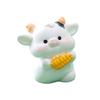 Cartoon Cow Figure Mini Miniatures Animal Garden Terrarium Resin Decorations Stakes Craft Landscaping Sculpture