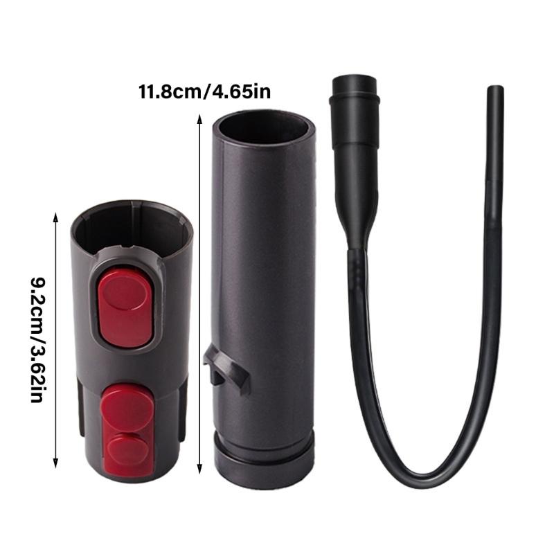 Vacuum Cleaner Replacement 32mm Vacuum Accessory Kit Flat Suction Tube Conversion Head for V10 Vacuum Cleaner