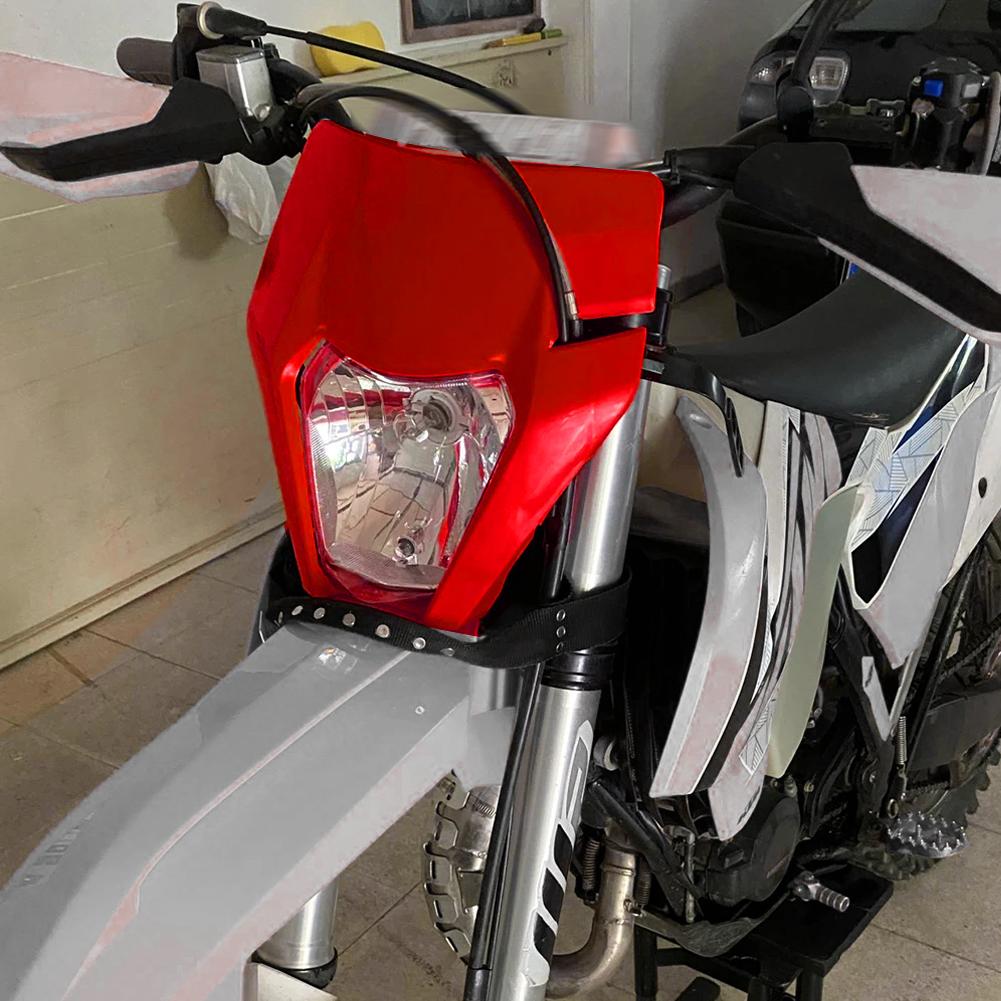 Motorcycle Headlight Lens Cover Mask Dirt Bike Motocross Kit for EXC Accessories XC SX SXF XCW 125 To 500 SMR 2021 2022