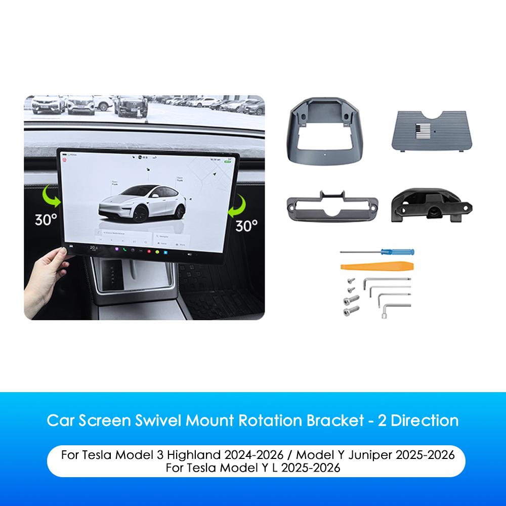 Heenvn Model YL Swivel Mount For Tesla Model 3 Highland Model Y Juniper Tilt Screen Rotating Bracket Display Monitor 2025 2026