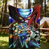 1 Peça Mega Man Battle Network Cobertor de Exterior Leve de Flanela, Macio e Quente, Uso em Todas as Estações para Sofá, Exterior, Acampamento, Sala de Estar, Escritório87