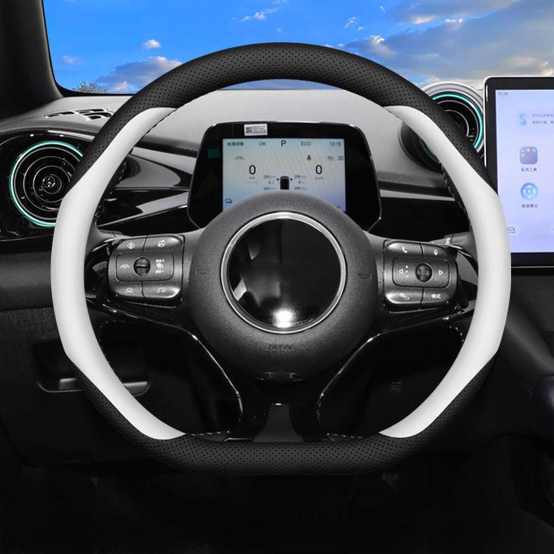 Car Steering Wheel Cover Napa Leather Ultra-thin Anti Slip Handle Wrap For BYD Dolphin Surf Dolphin Mini Seagull 2026 2026 2026