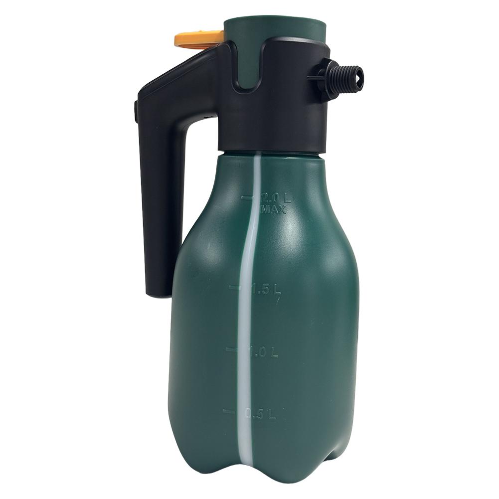 

2L Electric Car Wash Spray Bottle Adjustable Car Wash Foam Sprayer Large Capacity Foaming Pump Sprayer for Car Window Cleaning зелений
