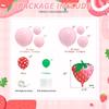 JOGAMS Strawberry Balloon Arch Kit, Strawberry Party Decorations with Red Polka Dot Strawberry Balloons for Strawberry/Berry First/Sweet One Themed