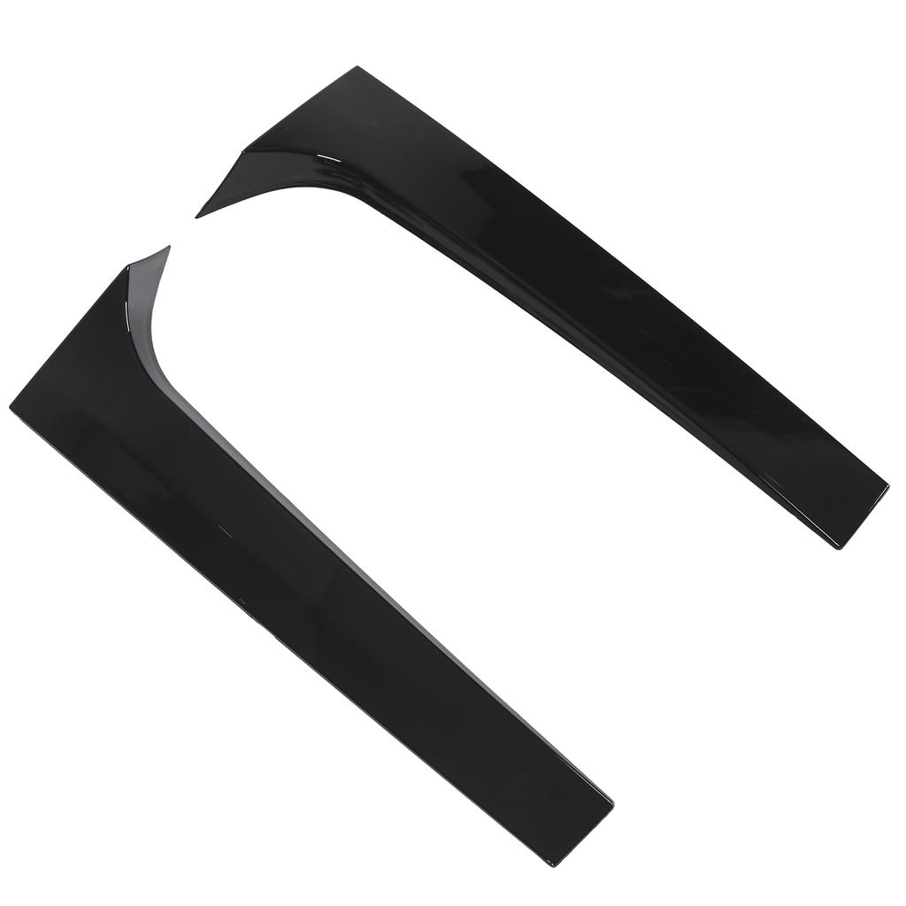 Pair Car Rear Window Side Wing Glossy Black Replacement for Mercedes Benz GLK Class X204 2009‑2015
